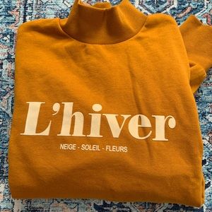 H&M Mock-turtleneck Sweatshirt
